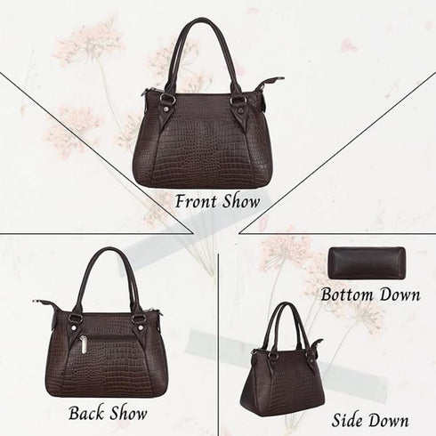 Lakshmika Croco Genuine Leather Women Bag Hive